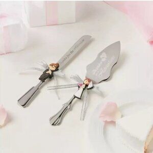 Disney Pixar Up Carl Fredricksen and Ellie Cake Serving Set | NIB